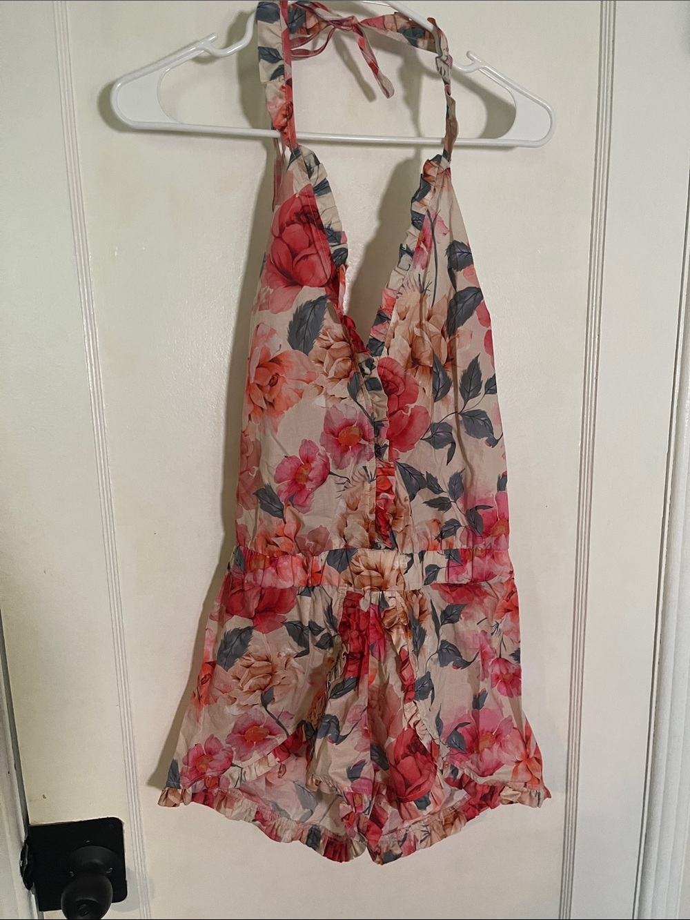 Floral Halter Romper